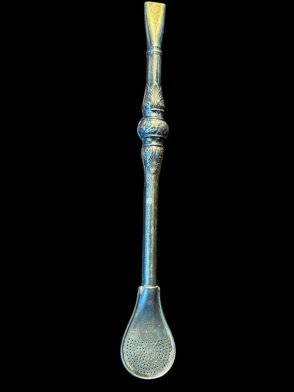 VTG Eberle Alpacca bombilla S. American metal straw for drinking yerba mate tea